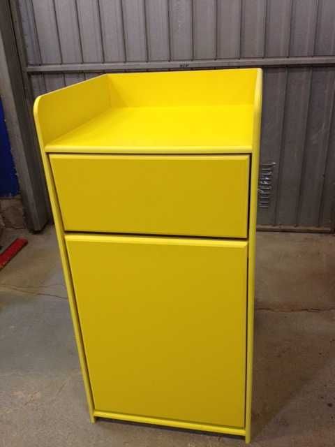 cos gunoi reciclare / pubela polietilena tip fastfood