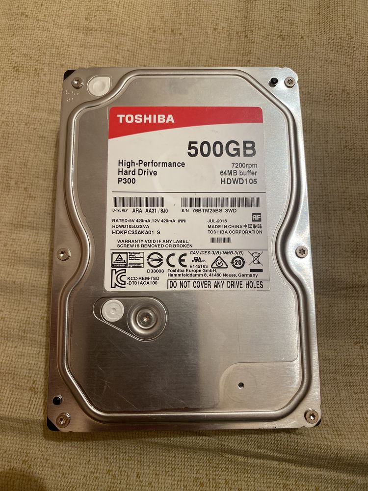 Продам Жесткий диск и ssd