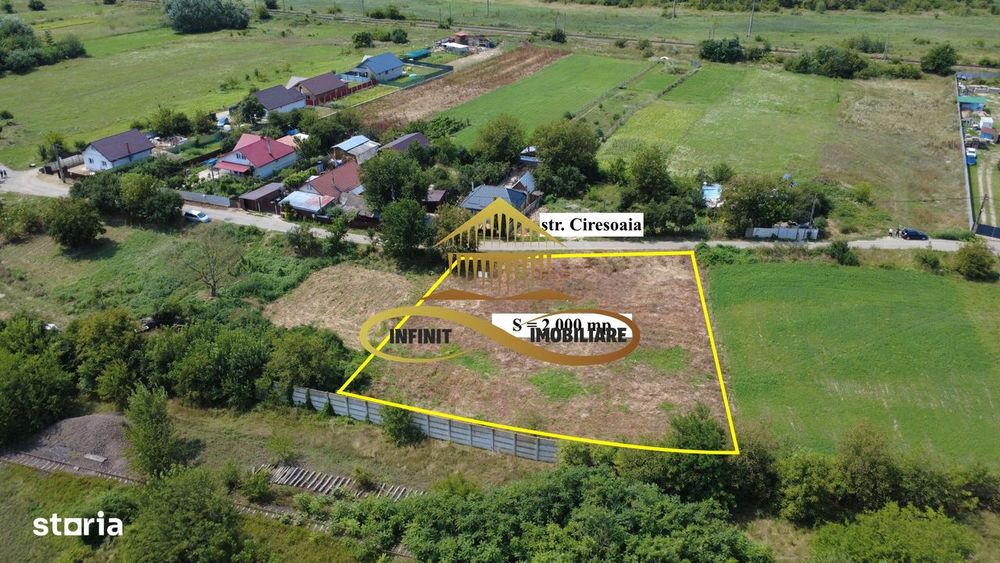 Teren intravilan - ideal pentru constructie 2 case - de vanzare