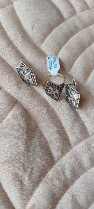 Комплект из серебра 925 пробы