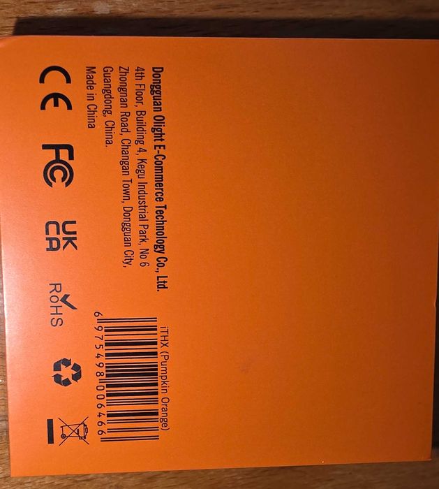 Нов LED фенер Olight iThx (22 грама до 180 лумена) - Оранжев