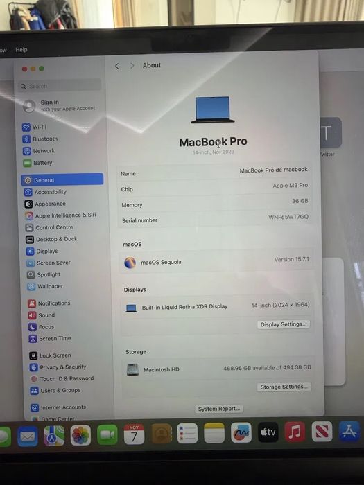 Macbook pro M3 неразличим от нов!