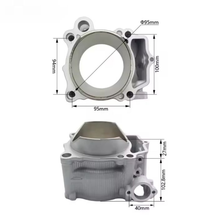 Cilindru motor 95mm – Yamaha YFZ450R / YZ450F / WR450F (2006–2021)
