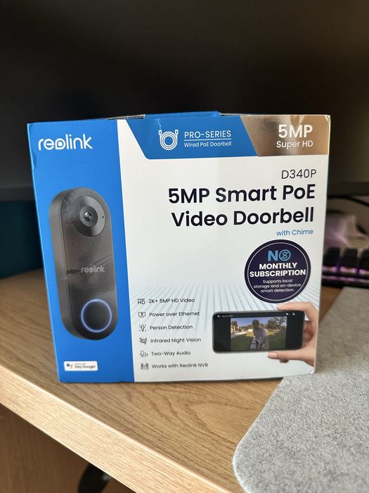 Sonerie PoE Reolink + Chime