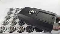 Oferta 2+1 gratis Embleme 3D VW de 14 mm si 11 mm pentru cheile mașini