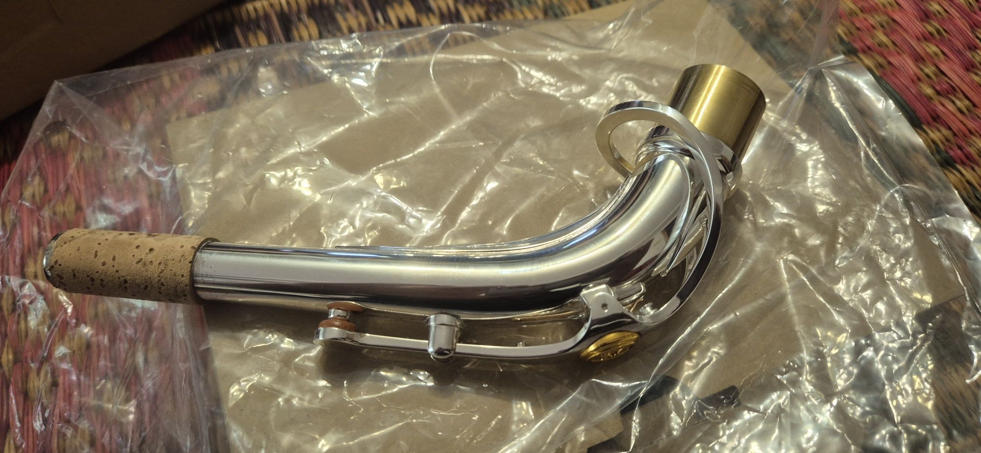 Gât saxofon alto Yamaha V1 custom argintat