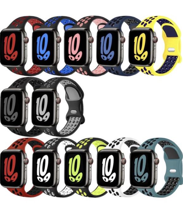 Curea Silicon Perforata Gauri Cablu Usb Ceas / Apple Watch