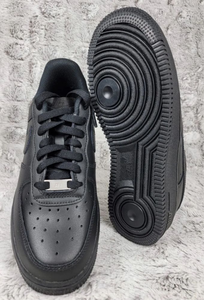 Adidasi Nike Air Force 1 ‘07 Triple Black Super Sales