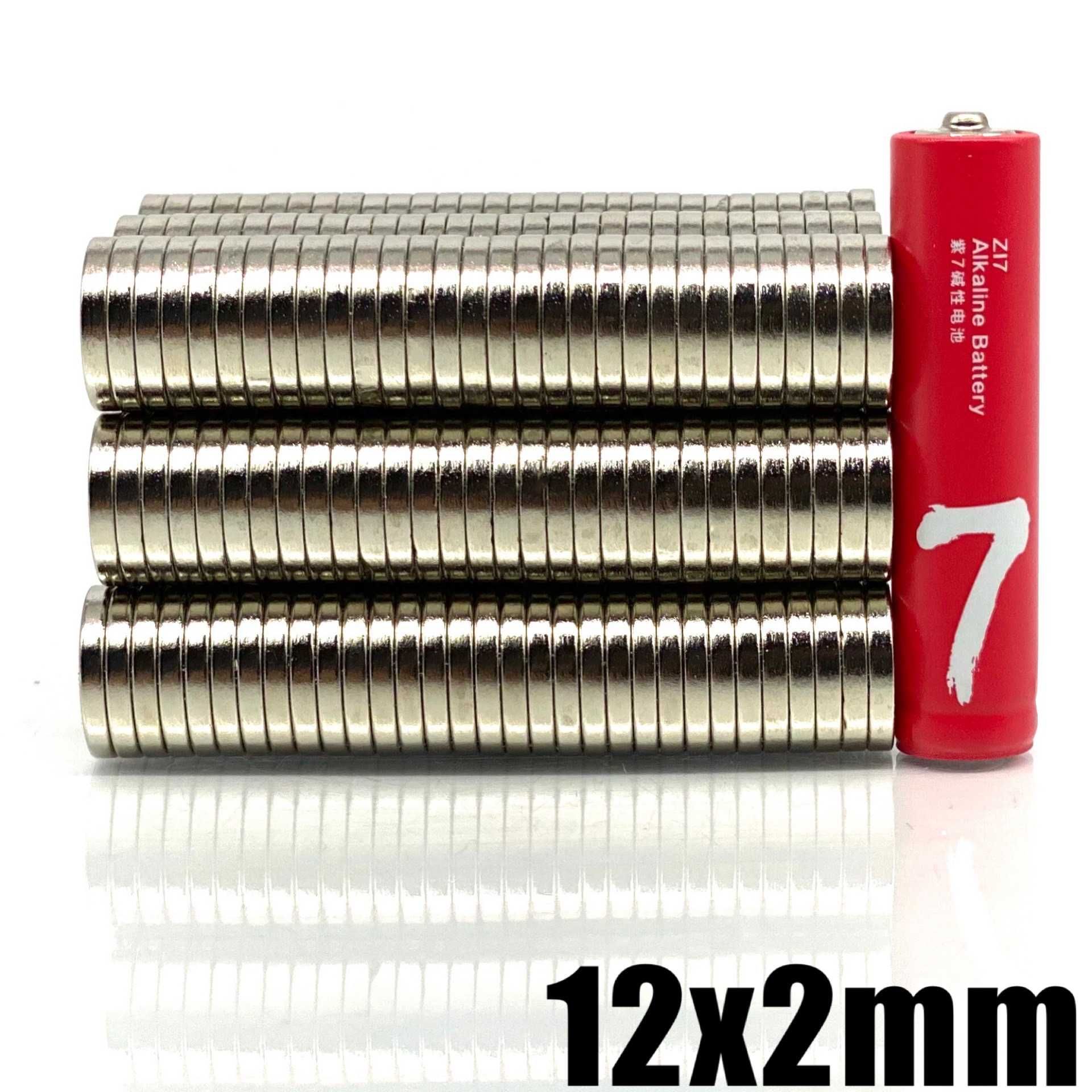 12x2mm неодимов МАГНИТ N52, Neodymium magnet NdFeB magnit