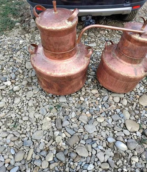 Vând cazan de 200 litri din cupru alimentar