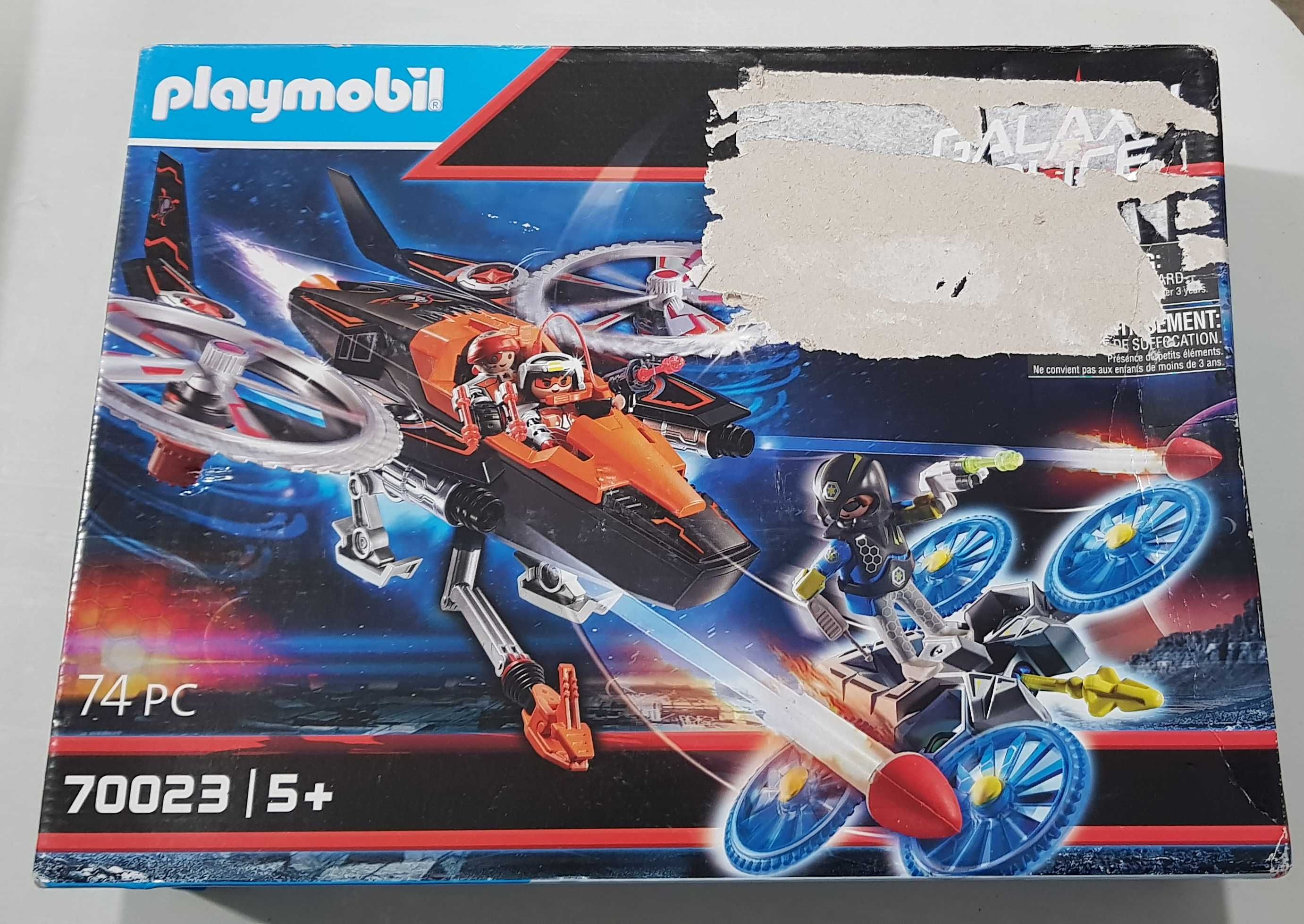 Playmobil Galaxy Police - Elicopterul piratilor galactici 70023