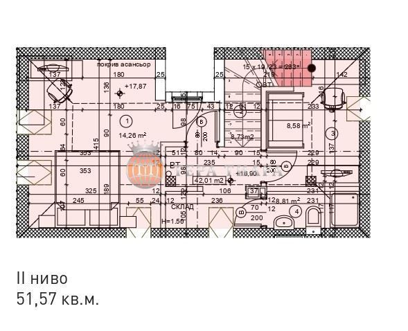 Мезонет в София-Красно Село площ 130 цена 145000