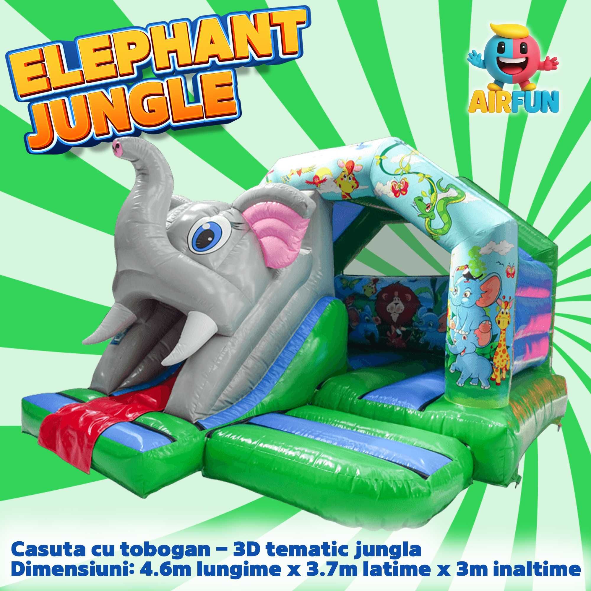 Tobogane si casute gonflabile pentru copii de inchiriat