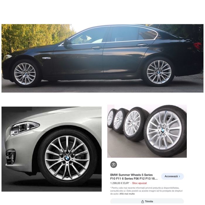 Roti BMW Originale ap Noi245/45R18 Dunlop-Rulate o sapt. Style 454