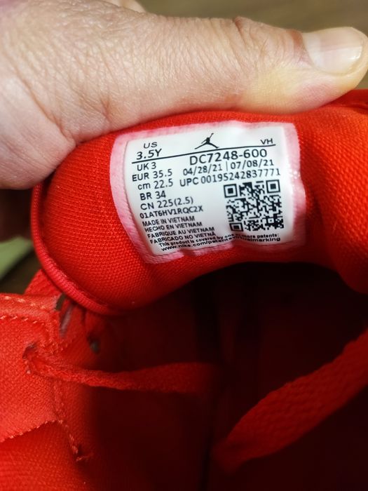 Детски маратонки Air Jordan UK3 EUR35.5