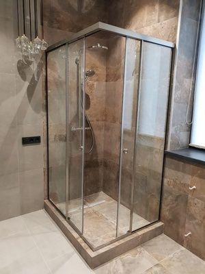 Душевые кабины из калённого стекла