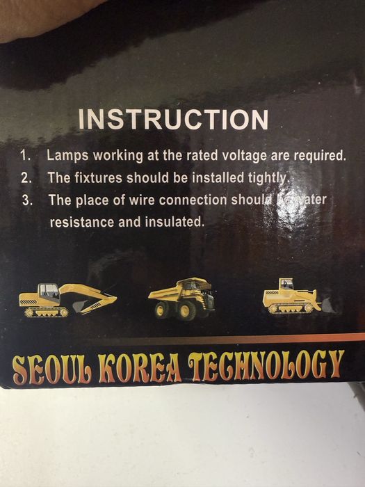 Прожектор фара для спецтехники 24V