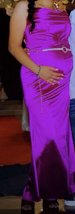 Rochie lunga crapata