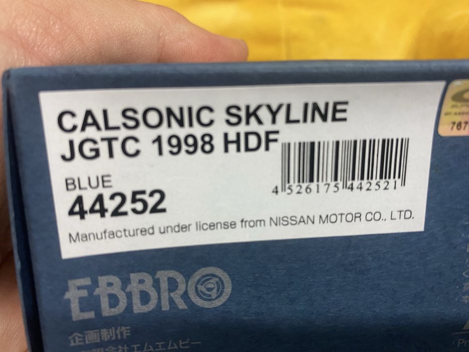 EBBRO NISSAN SKYLINE Calsonic machetă auto scara 1:43