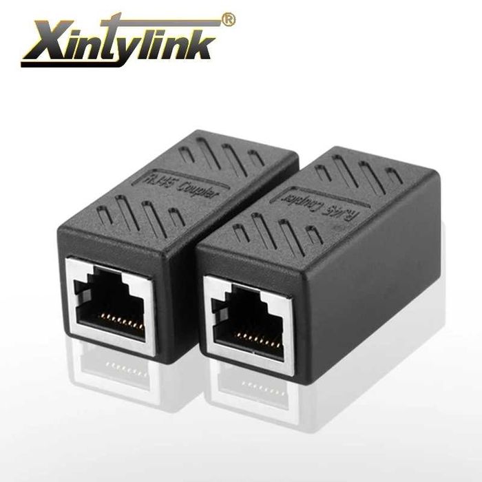 Муфта соединитель rj45. Качественная. Алматы.