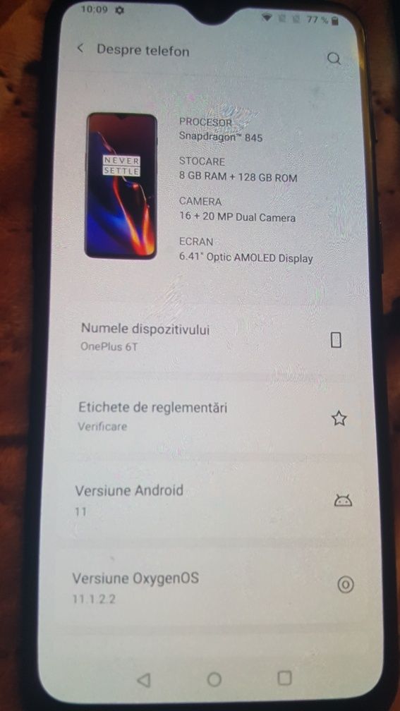 Oneplus 6t piese placă 256gb