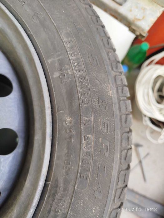 4 броя летни гуми с джанти за  Пежо 206