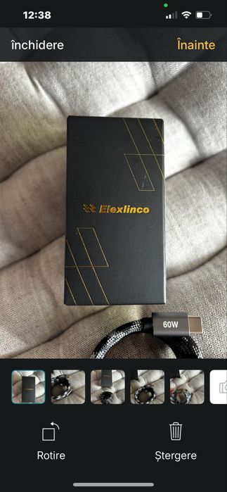 Cablu Magnetic USB-C Elexlinco G-L004 – Încărcare Rapidă 60W & Date