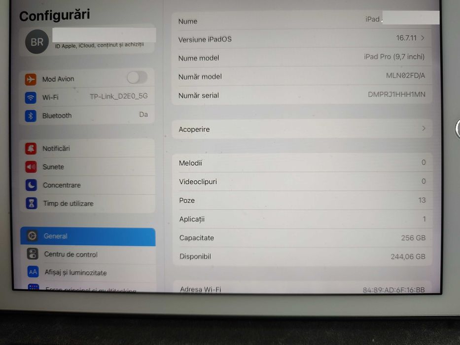 Ipad Pro 9.7, 256gb, sau schimb cu MacBook pro DDR4 ofer diferenta