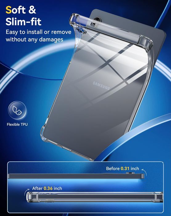 Samsung Galaxy Tab A11+ A11 A9+ A9 A8 / Силиконов TPU кейс за таблет