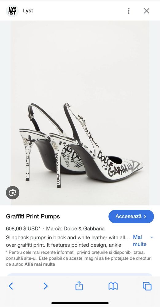Pantofi Dolce&Gabbana Graffiti