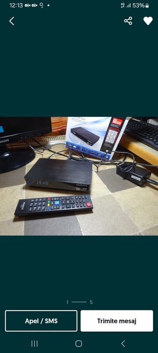 Vând receptor receiver  satelit humax