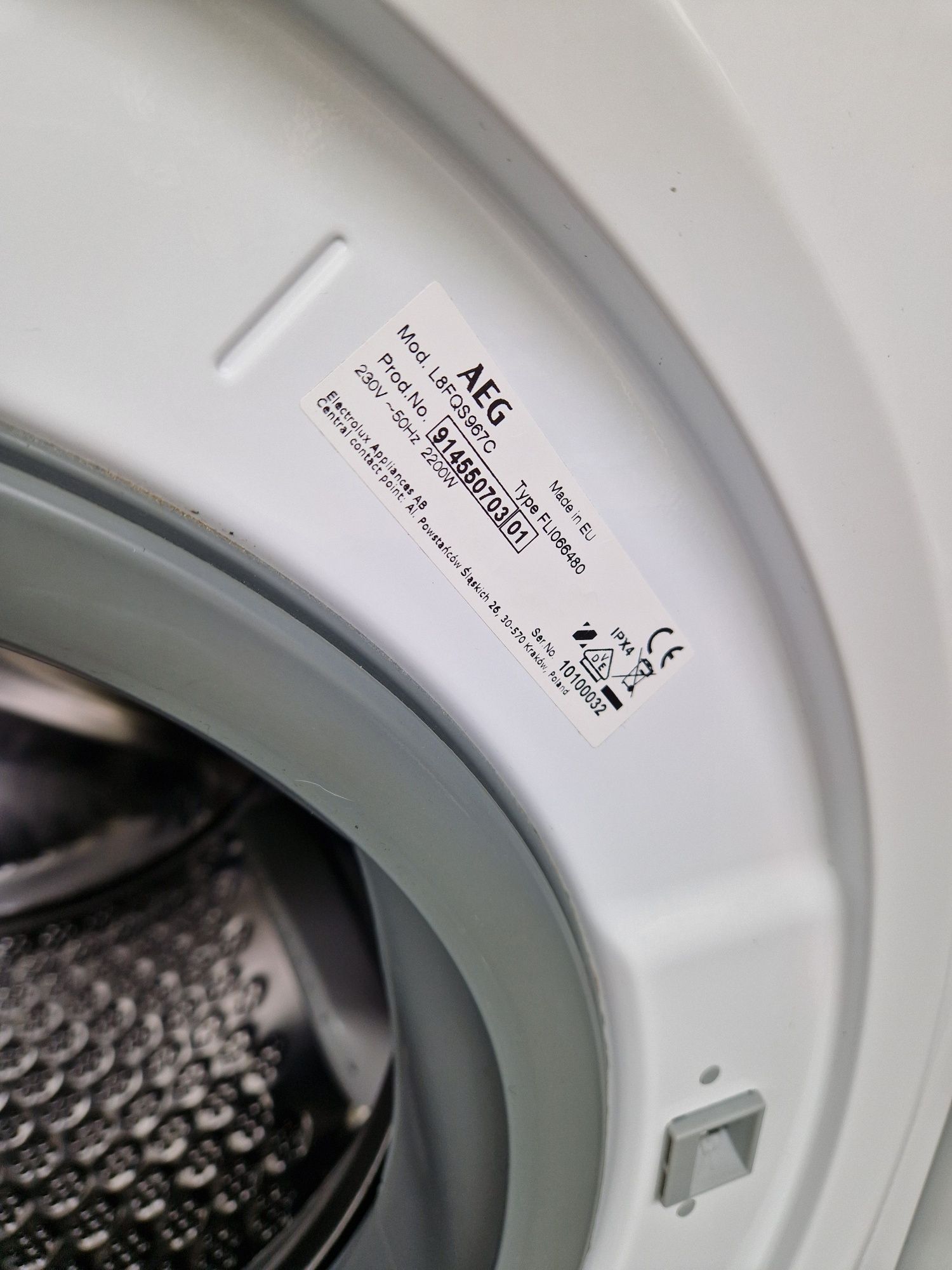 Пералня Aeg Serie 8000  Wi Fi A+++ 9 кг Autodos Wi Fi