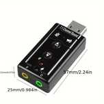 Placa sunet usb externa