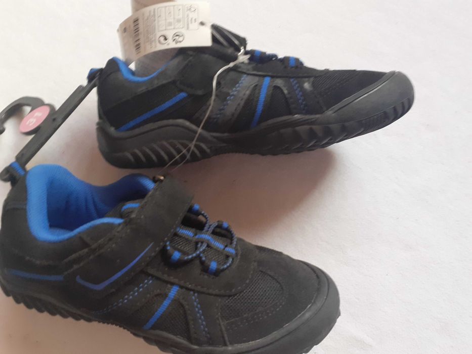 Adidasi copii prindere velcro,numar 31, 35, 36, 37, 39,negri-blue, noi