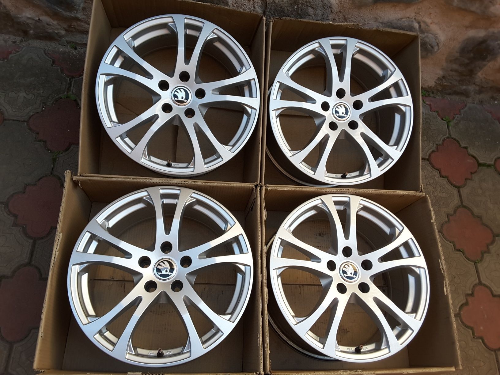 jante aliaj 17; 5x112;  Skoda Kodiaq, Karoq, Superb, Octavia Scout
