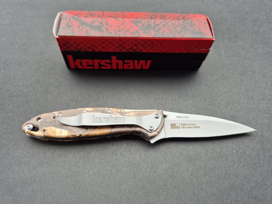 Сгъваем джобен нож Kershaw Leek Camo Assisted Flipper KS1660