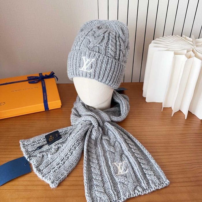 Set Caciula + Fular Louis Vuitton Premium