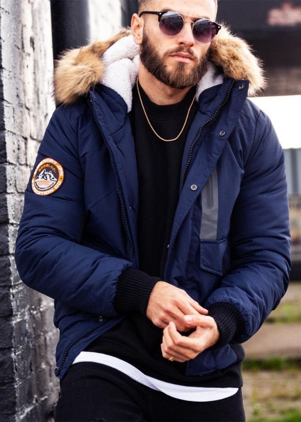 Superdry Everest Bomber ОРИГИНАЛНО мъжко зимно яке/бомбър XL