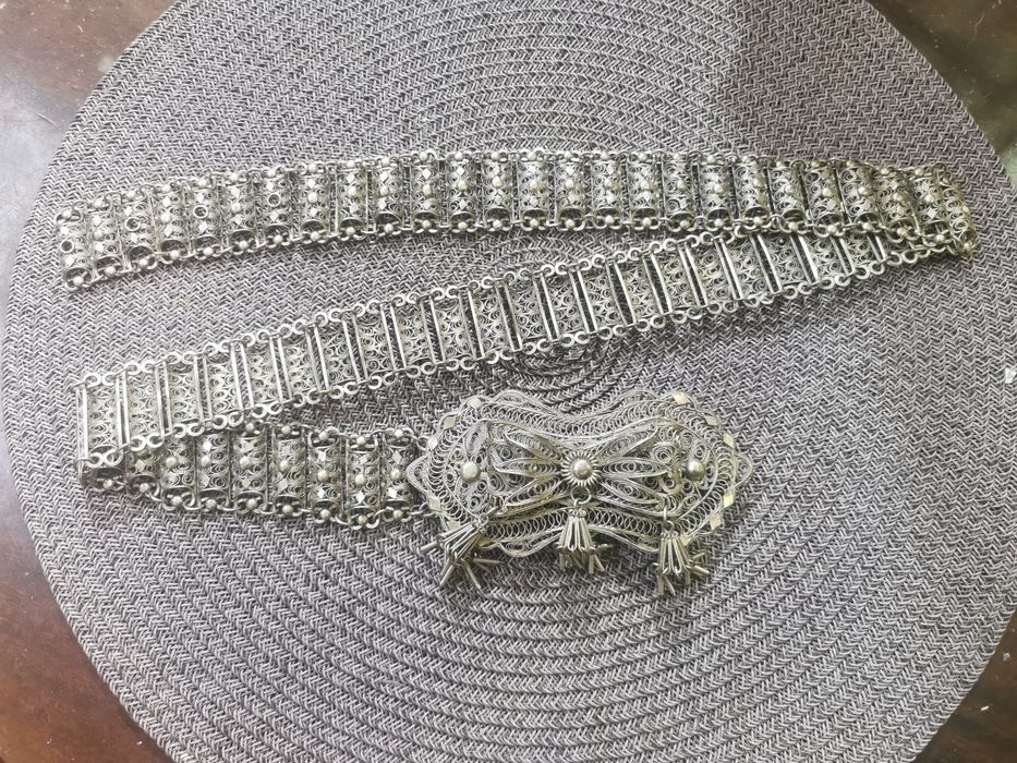 Сребърен колан филиграм