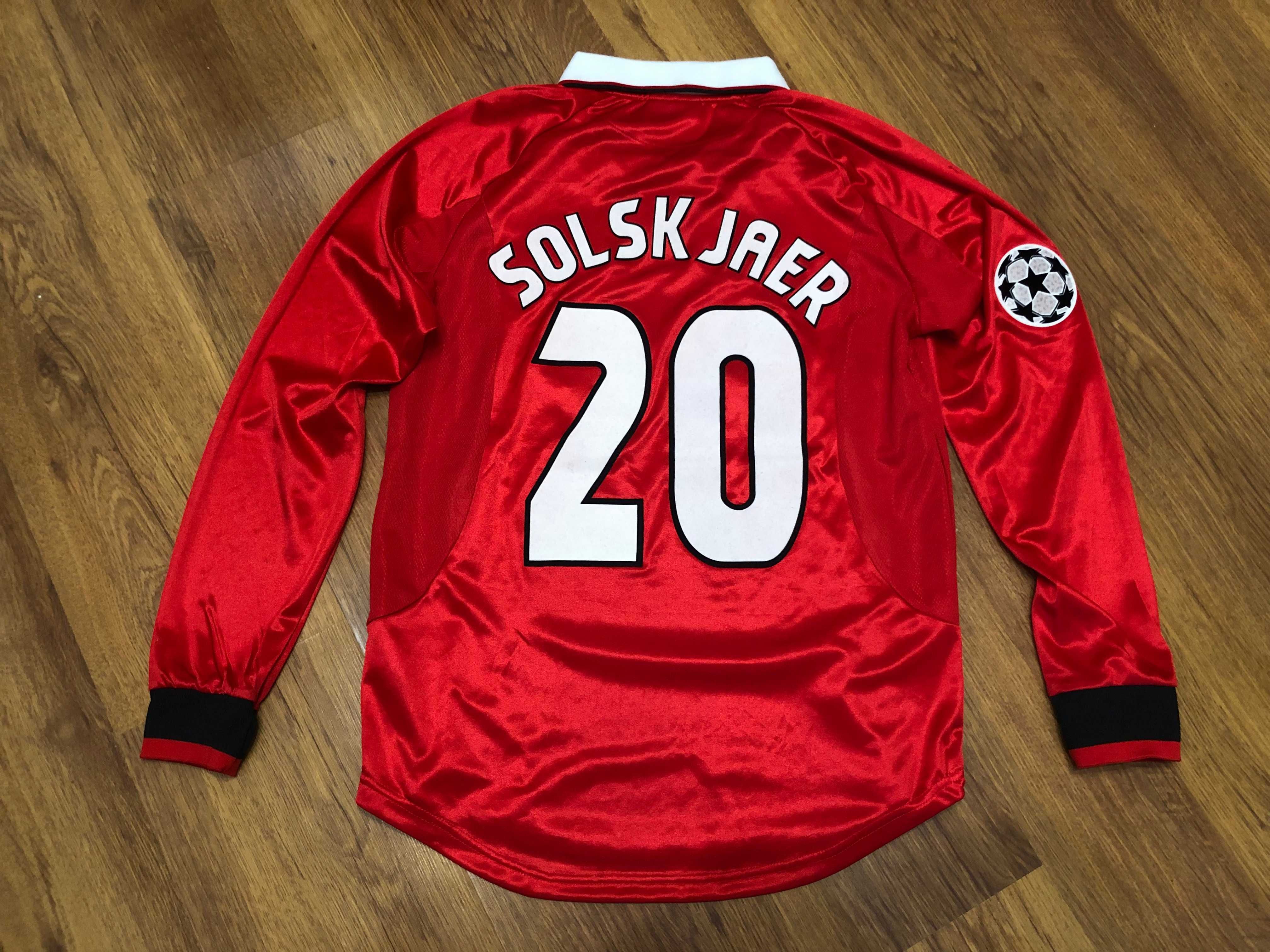 Manchester United 1997-2000  Solskjaer champions league тениска