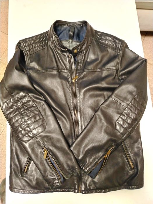 Мъжко кожено яке Massimo Dutti