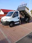 Vand Iveco basculabil cu macara