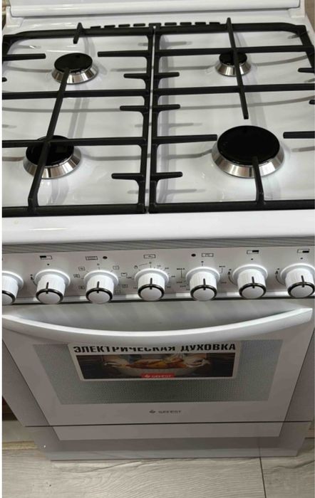Газовая плита с электрической духовкой Gefest