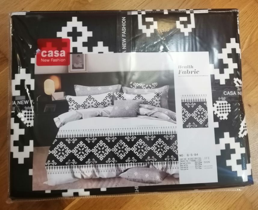 Oferta set 3 bucăți Lenjerie pat  6 piese damasc +microfibra+ finet