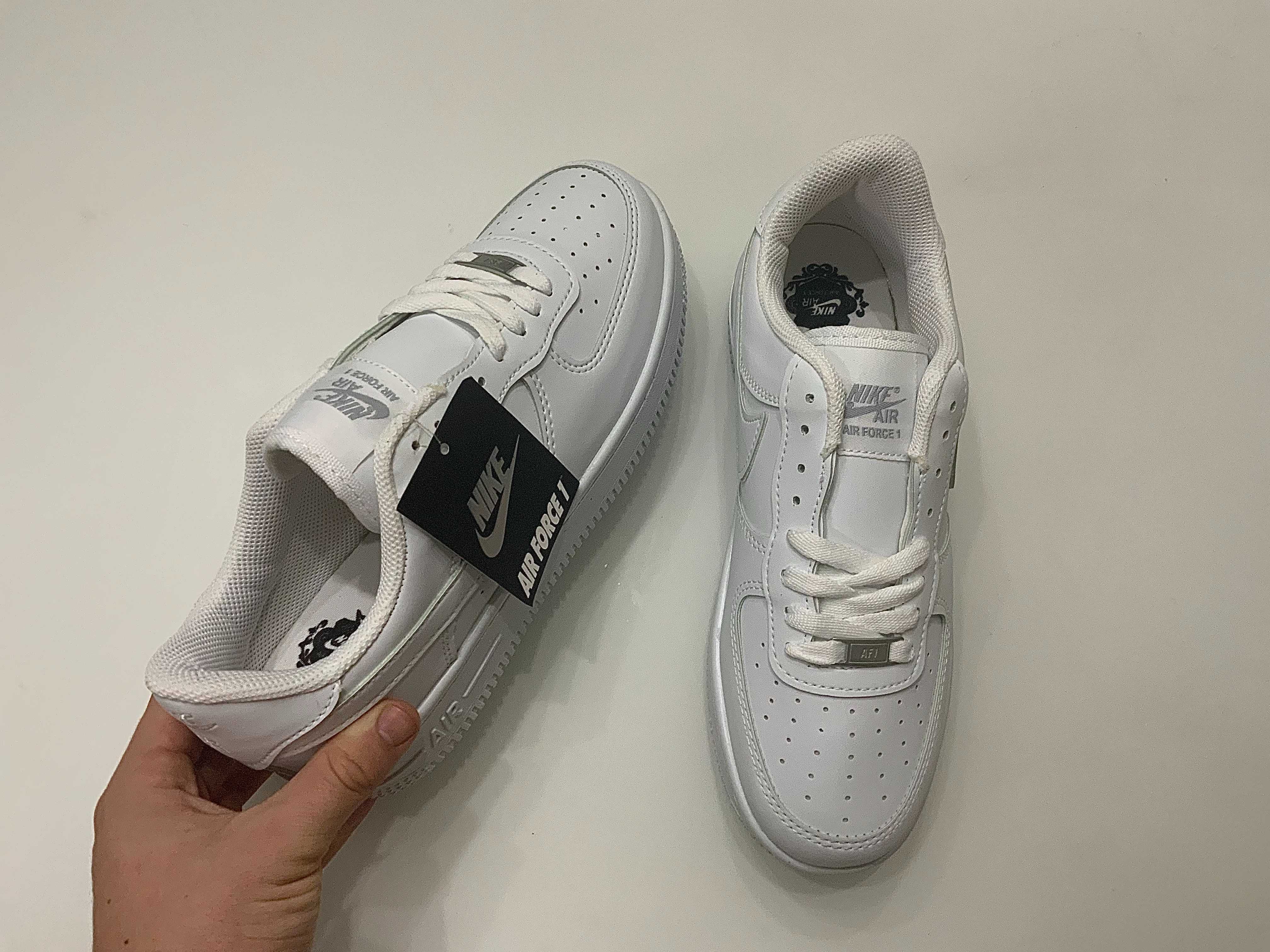 Nike Air Force 1 full white (бяло) (от 36 до 46 номер)