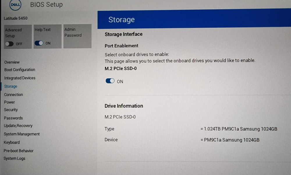 Laptop Dell Intel Ultra 7 165U 64GB ram 1TB M2 storage NOU