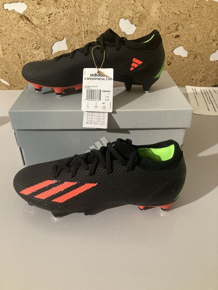 Ghete De Fotbal Adidas x Speedportal 3 SG Black