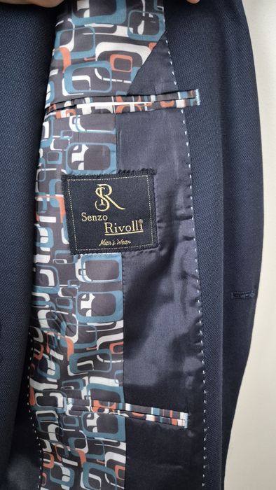 Costum bleumarin, mărimea 46, 3 piese