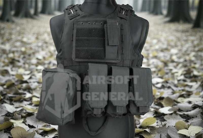 OFERTA SPECIALA! - Vesta Airsoft Tactica AAV FSBE Neagra