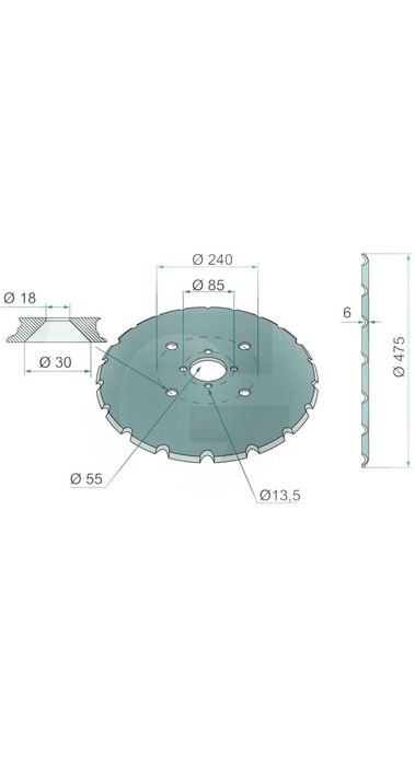 Taler disc semănătoare Maschio Gaspardo